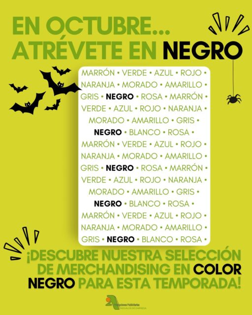 🖤 Este mes… ¡Nos vestimos de negro! En @2apromocionespublicitarias sabemos que el negro es mucho más que un color. Es sofisticación, elegancia y poder. Perfecto para marcas que quieren transmitir autoridad o un toque de misterio... 👻✨

El negro es el aliado ideal para campañas de imagen, tecnología, cosmética, moda o incluso acciones temáticas como Halloween 🎃

🎯 Para marcas con estilo, sobrias o con una identidad fuerte y atemporal.

✔️ Totalmente personalizables
✔️ Pedidos desde 1 unidad
👉 Pide tu presupuesto personalizado

Atrévete a elegir tus favoritos en negro:
📥 https://bit.ly/2ACatalogo

🖥 www.2apublic.com
📍 Alcázar de Toledo 4, 1º B. León, España
📱 606 333 467 / 987 272 176
📧 info@2apublic.com

@celempresas @leoncomercio @camaracomercioleon @leonesp.es @feleleon