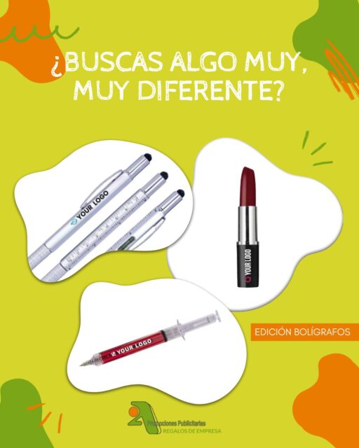 🖊️✨ Regalos publicitarios muy, muy diferentes... ¡Edición bolígrafos! ✍️ Porque sí, un bolígrafo siempre viene bien... ¡pero no todos tienen que parecer un bolígrafo! 😜

Si buscas sorprender, romper la rutina y dejar a tus clientes con una sonrisa, estos modelos son pura fantasía👇

🔧 Bolígrafo multiherramienta
💄 Bolígrafo con forma de pintalabios
💉 Bolígrafo de jeringuilla ¡Con líquido de colores!

Haz que tu marca sea memorable, atrevida y divertida ¡En @2apromocionespublicitarias lo hacemos posible!🤩

✅ Personalízalos con el logo de tu empresa
✅ Desde 1 unidad, ¡sin complicaciones!
✅ Pide tu presupuesto personalizado 📩

¿Te atreves con algo diferente? 😏👇
📥 https://bit.ly/2ACatEU

🖥 www.2apublic.com
📍 Alcázar de Toledo 4, 1º B. León, España
📱 606 333 467 / 987 272 176
📧 info@2apublic.com

@celempresas @leoncomercio @camaracomercioleon @leonesp.es @feleleon