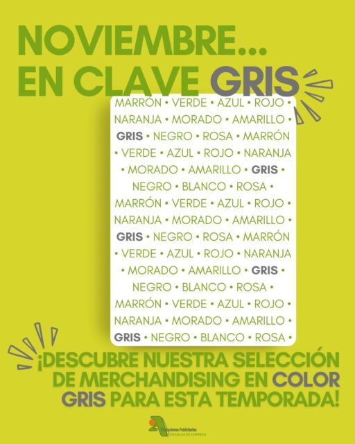 El gris transmite equilibrio, modernidad y sofisticación, sin llamar demasiado la atención 🩶 Si tu marca apuesta por el diseño limpio, la sobriedad y la funcionalidad ¡Es tu color! 🧠💼

Perfecto para sectores como tecnología, arquitectura, diseño, consultoría, automoción... ¡O cualquier marca con estética minimalista y profesional! 💻 ¿Quieres que tu marca brille sin resultar estridente? En @2apromocionespublicitarias tenemos la clave... ¡Todo al GRIS!

✅ Totalmente personalizables
✅ Pedidos desde 1 unidad
👉 Pide tu presupuesto personalizado

¡Menos ruido, más presencia para tu proyecto! 👇
📥 https://bit.ly/2ACatalogo

🖥 www.2apublic.com
📍 Alcázar de Toledo 4, 1º B. León, España
📱 606 333 467 / 987 272 176
📧 info@2apublic.com

@celempresas @leoncomercio @camaracomercioleon @leonesp.es @feleleon