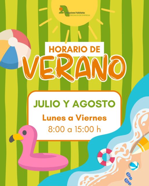 ☀️⛱️ ¡En @2apromocionespublicitarias nos pasamos al horario de verano!

Durante julio y agosto estaremos disponibles en horario intensivo para seguir atendiéndote como siempre 👇

🕐 De lunes a viernes, de 08:00 h a 15:00 h

Seguimos por aquí para ayudarte con tus pedidos, ideas y proyectos promocionales 😎 ¡Feliz verano!

📥 Catálogo: https://bit.ly/2ACatEU
🌐 www.2apublic.com
📍 Alcázar de Toledo 4, 1º B. León
📱 606 333 467 / 987 272 176
📧 info@2apublic.com

@celempresas @leoncomercio @camaracomercioleon @leonesp.es @feleleon