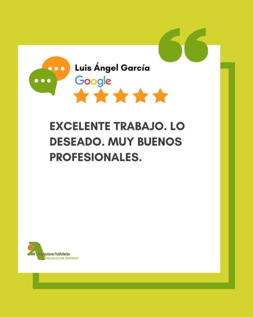 Cuando un cliente queda así de satisfecho… ¡Sabemos que vamos por buen camino! ⭐️⭐️⭐️⭐️⭐️

Gracias por confiar en nosotros 🙌

En @2apromocionespublicitarias seguimos trabajando para que cada pedido cumpla exactamente lo que esperas… o incluso más 😉

🖥 www.2apublic.com
📍 Alcázar de Toledo 4, 1º B. León, España
📱 606 333 467 / 987 272 176
📧 info@2apublic.com

@celempresas @leoncomercio @camaracomercioleon @leonesp.es @feleleon