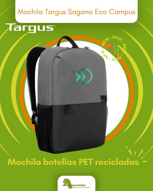 ¿Buscas una mochila práctica, sostenible y con diseño actual? 🎒🌱

♻️ La Targus Sagano Eco Campus, fabricada a partir de botellas PET recicladas, es la combinación perfecta entre funcionalidad y compromiso con el planeta. 

Ideal para el día a día, la oficina... ¡o como regalo corporativo! Porque regalar también es cuidar el entorno 💚✨

🎨 100% personalizable
📦 Pedidos desde 1 unidad
👉 Solicita tu presupuesto sin compromiso

📲 Descubre este y muchos más productos premium en @2apromocionespublicitarias
📥 https://bit.ly/2AMP

🖥 www.2apublic.com
📍Alcázar de Toledo 4, 1º B. 24001 León
☎️ 987 272 176 / 📱 606 333 467
📧 info@2apublic.com

@celempresas @leoncomercio @camaracomercioleon @leonesp.es @feleleon @targus