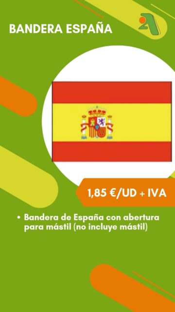 🇪🇸 La bandera ya está lista… ¿y tú?

Se acerca el España vs Arabia Saudita ⚽ y es momento de preparar el ambiente: bares, peñas, asociaciones, eventos o para animar desde casa.

En @2apromocionespublicitarias tenemos Bandera de España en stock con entrega inmediata desde 1 unidad en cualquier punto de la península 🙌

Saca la bandera, reúne a los tuyos y vive el partido como un auténtico forofo 🇪🇸🔥

*PORTES no incluidos en el precio.

🖥 www.2apublic.com
📍 Alcázar de Toledo 4, 1º B. León, España
📱 606 333 467 / 987 272 176
📧 info@2apublic.com

@celempresas @leoncomercio @camaracomercioleon @leonesp.es @feleleon